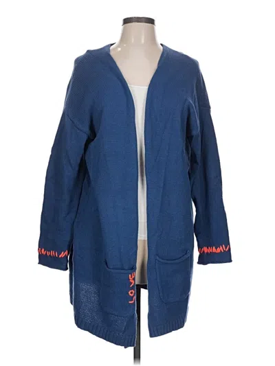 Pre-owned Lisa Todd Cardigan Sweater In Blue