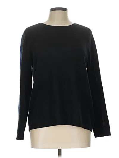 Pre-owned Lisa Todd Cashmere Pullover Sweater In Black