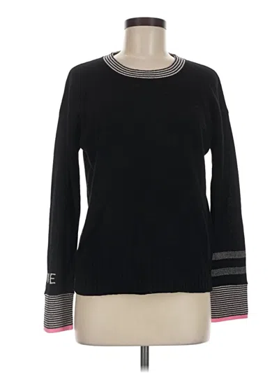 Pre-owned Lisa Todd Cashmere Pullover Sweater In Black