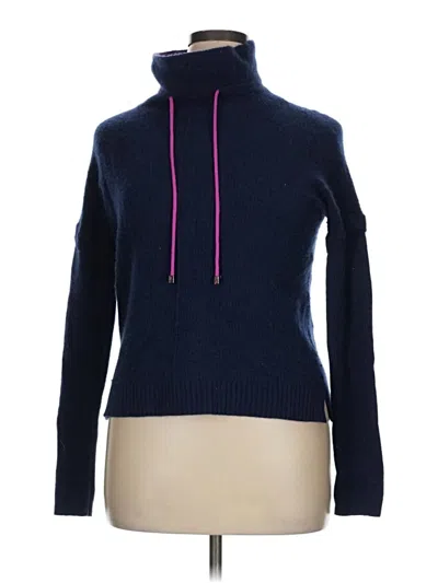 Pre-owned Lisa Todd Cashmere Pullover Sweater In Blue