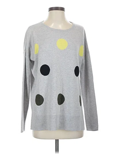 Pre-owned Lisa Todd Cashmere Pullover Sweater In Gray