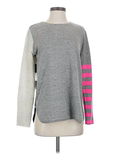 Pre-owned Lisa Todd Cashmere Pullover Sweater In Gray