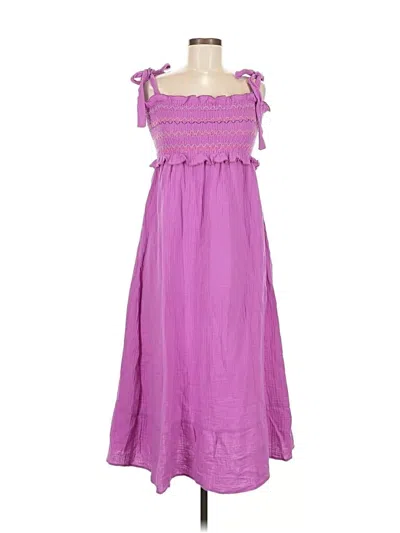 Pre-owned Lisa Todd Casual Dress In Purple