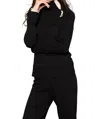 Lisa Todd Cuffed Up Sweater In Black In Black
