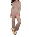 Lisa Todd Cuffed Up Sweater In Mink Brown In Multi