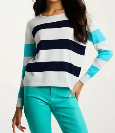 Lisa Todd Cult Classic Sweater In Blue Ice Navy In Purple