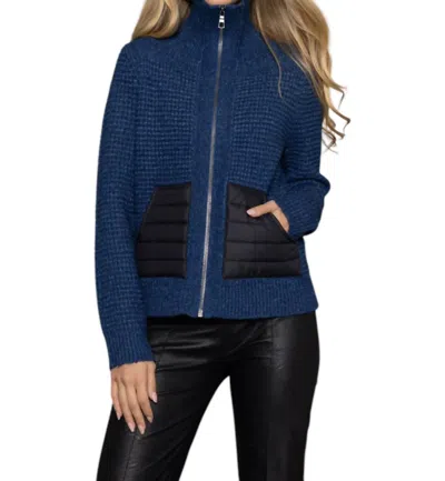 Lisa Todd Deep Pockets Sweater In Ink In Blue
