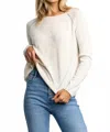 Lisa Todd Diamond Dust Sweater In Winter White In White