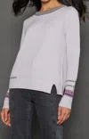 Lisa Todd Fast Track Sweater In Fog In Multi
