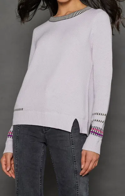 Lisa Todd Fast Track Sweater In Fog In Multi