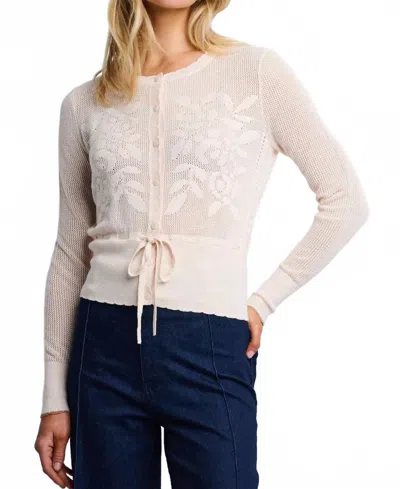 Lisa Todd Flirt Sweater In Sheepskin In Multi