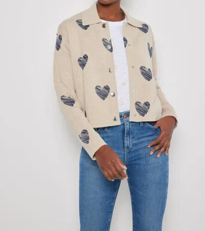 Lisa Todd Heart Flutter Jacket In Natural