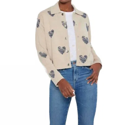 Lisa Todd Hearts Flutter Cardigan In Natural