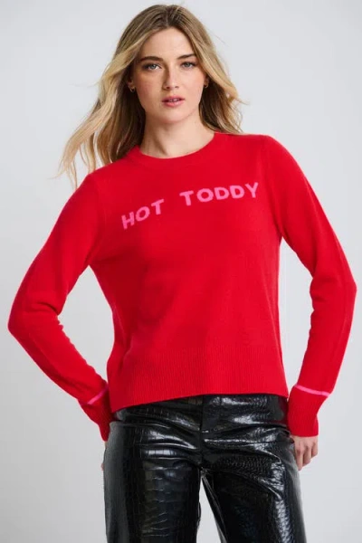 Lisa Todd Hot Toddy Cashmere Sweater In Red