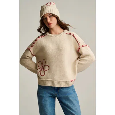 Lisa Todd In Bloom Sweater In Salty