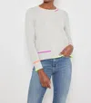Lisa Todd In Line Sweater In Grey Mist