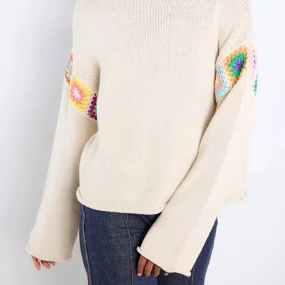 Lisa Todd In The Loop Sweater In Salty In Beige