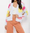 Lisa Todd Lazy Daisy Cardigan In Ice