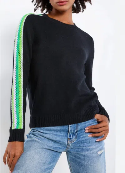 Lisa Todd Linked In Sweater In Onyx In Black