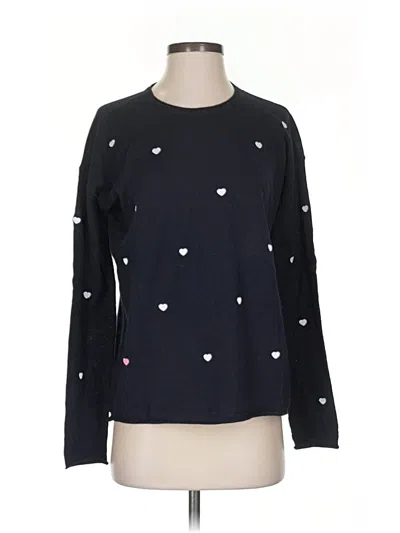 Pre-owned Lisa Todd Long Sleeve T-shirt In Black