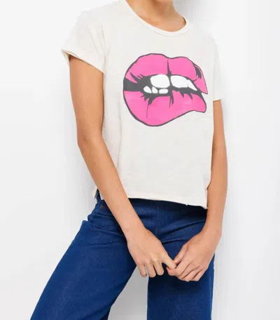 Lisa Todd Love Bites Tee In Bluff In Pink