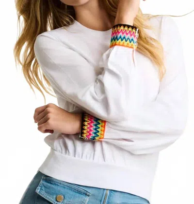 Lisa Todd Love Bond Tee In White