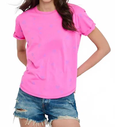 Lisa Todd Love Life Tee In Passion In Pink