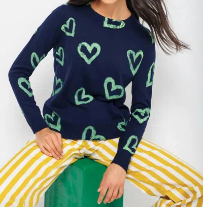Lisa Todd Love Zone Sweater In Navy