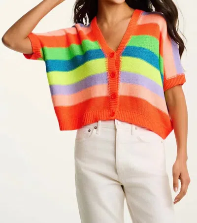 Lisa Todd Luminosa Striped Sweater In Multi