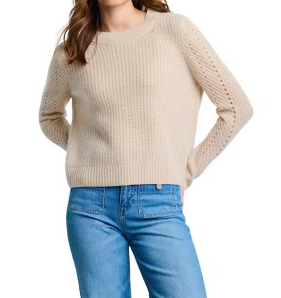 Lisa Todd Luxe Softie Crewneck Sweater In Latte In Neutral