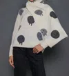 Lisa Todd Mood Check Scarf In Frost In Gray