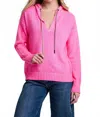 Lisa Todd Neon Lights Hoodie In Ultra Pink In Pink