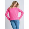 Lisa Todd Open For Love Cashmere Sweater In Pink