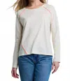 Lisa Todd Piping Hot Tee In Puff In Multi