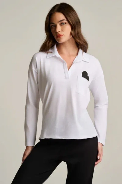 Lisa Todd Pocket Love Cotton T-shirt In White