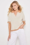 Lisa Todd Polo Club Sweater In Almond In Almond