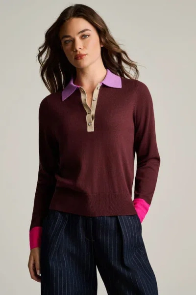Lisa Todd Pop Posh Cotton Cashmere Polo In Multi
