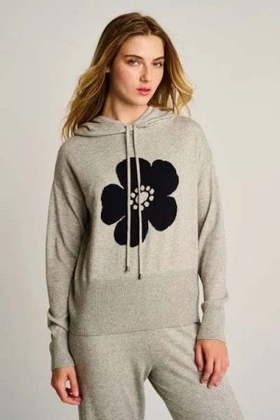 Lisa Todd Poppy Knit Hoodie In Green
