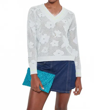 Lisa Todd Poppy Pullover In Iced Blue