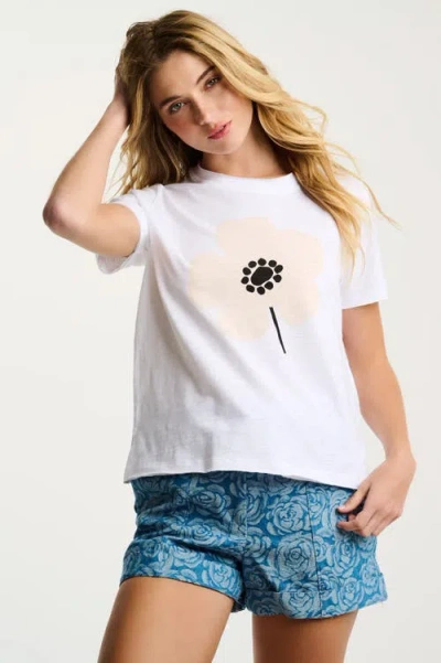 Lisa Todd Posy Posse Tee In White