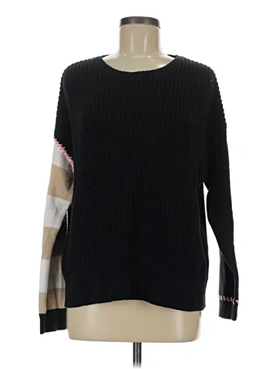 Pre-owned Lisa Todd Pullover Sweater In Black