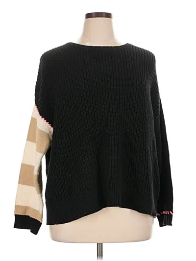 Pre-owned Lisa Todd Pullover Sweater In Black
