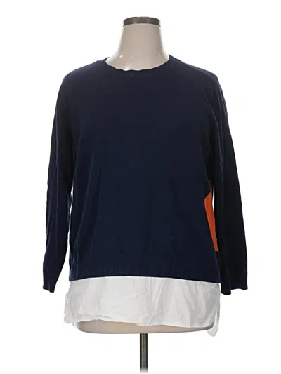 Pre-owned Lisa Todd Pullover Sweater In Blue