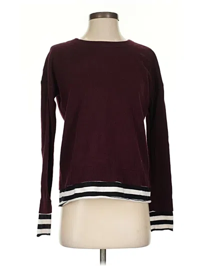 Pre-owned Lisa Todd Pullover Sweater In Burgundy