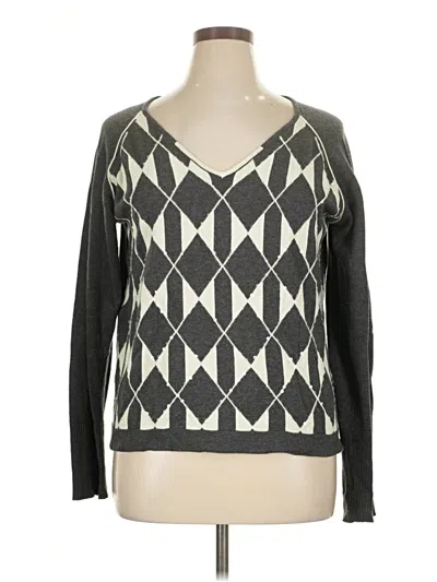 Pre-owned Lisa Todd Pullover Sweater In Gray