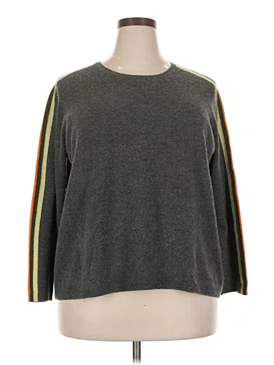 Pre-owned Lisa Todd Pullover Sweater In Gray