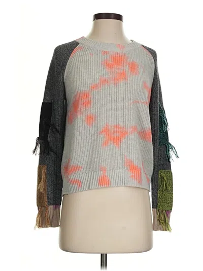 Pre-owned Lisa Todd Pullover Sweater In Gray
