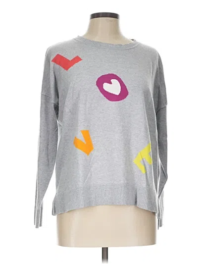 Pre-owned Lisa Todd Pullover Sweater In Gray