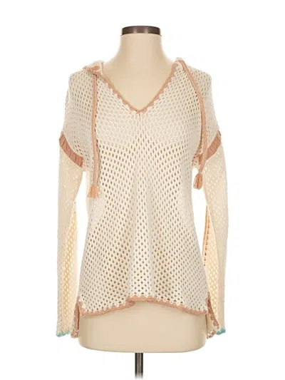 Pre-owned Lisa Todd Pullover Sweater In Ivory