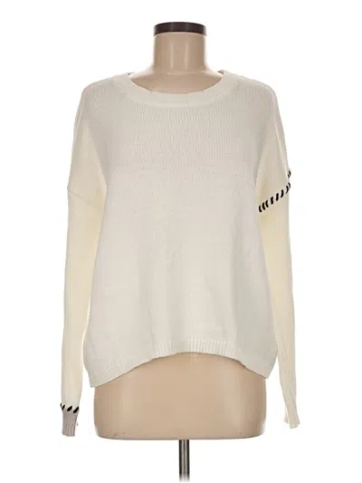 Pre-owned Lisa Todd Pullover Sweater In Ivory